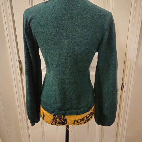 Baltic Born/Sugarlips Nielsen Turtleneck Sweater Emerald Green Size M NWT - Picture 4 of 11